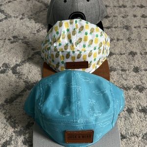 Jack & Winn toddler boys snap hats USED ( 3 hats included)